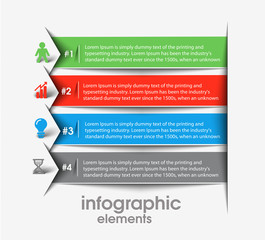 Wall Mural - Business Infographic Vector Background.