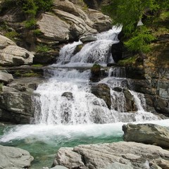 Poster - Lillaz Wasserfall - Lillaz waterfall 04