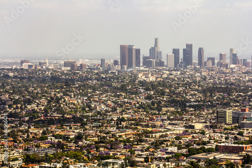Naklejka samoprzylepna Los angeles downtown
