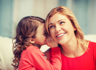 Canvas Print - mother and daughter