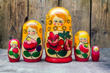 Babushkas or matryoshkas dolls.