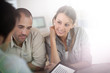 © goodluz - Manager with sales people presenting budget