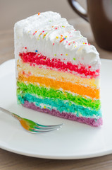 Canvas Print - Rainbow cakes