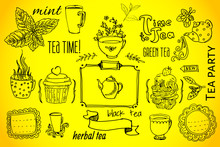 Tea And Sweets - Doodles Collection