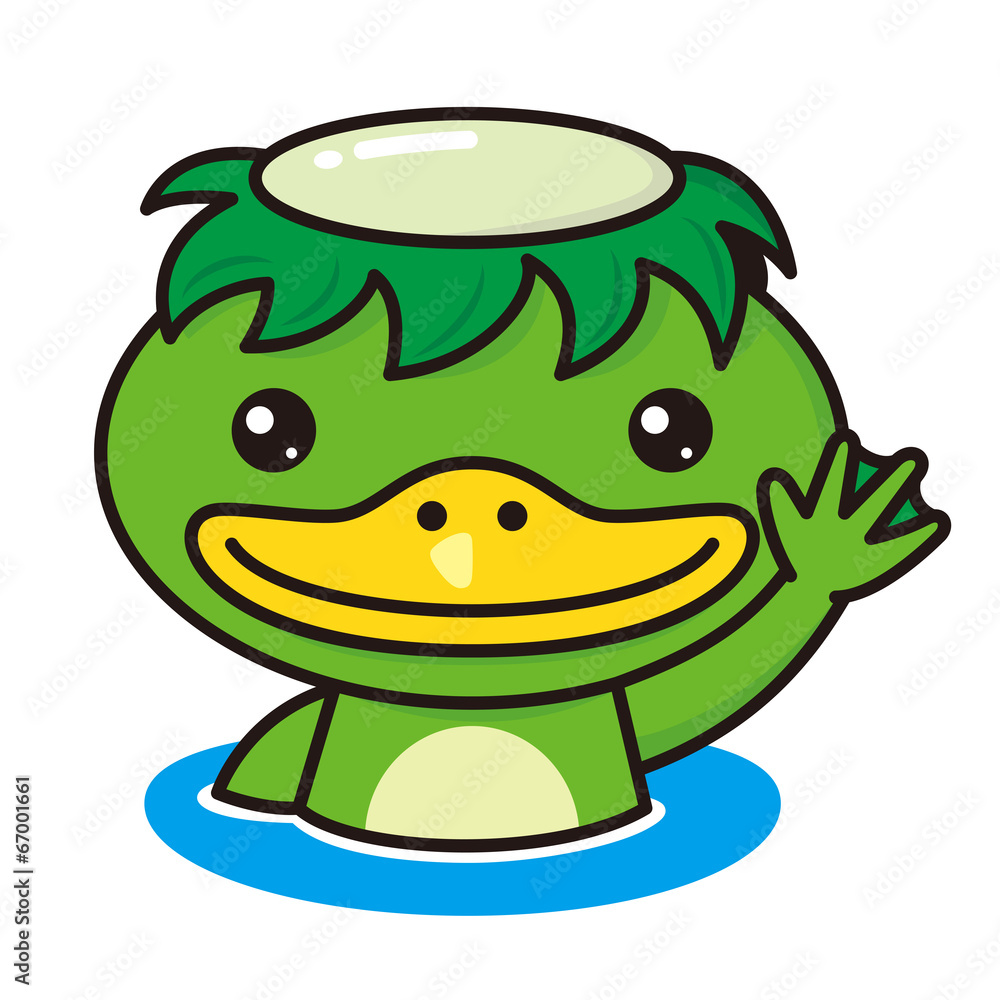 河童 Stock Vector | Adobe Stock