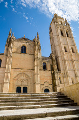 Poster - cathedral in Segovia, Spain