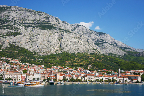 Board z aluminiowym obramowaniem Miasto makarska