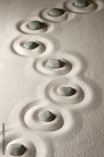 Naklejka - mata magnetyczna na lodówkę Zen stones