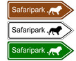 © lantapix - Wegweiser Safaripark