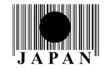 Japan barcode flag, vector