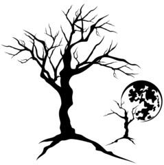 Wall Mural - twisted tree design
