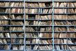 shelves full of files in an old archive