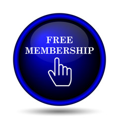 Wall Mural - Free membership icon