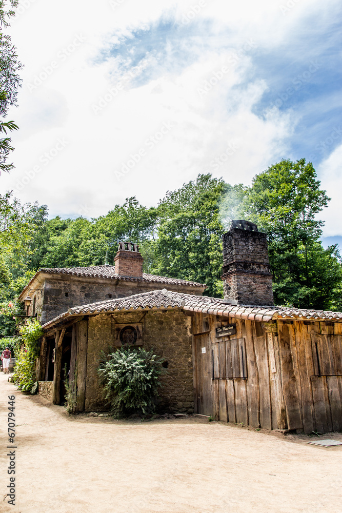 Village du moyen âge au Puy du Fou Stock Photo | Adobe Stock