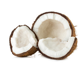 Wall Mural - Coconuts. Coco Nut isolated on white Background