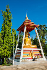 Sticker - Beautiful buddha statue at Thai temple