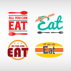 all you can eat logos