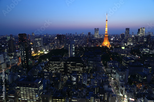 Fotoboard na płycie Tokio, Japonia
