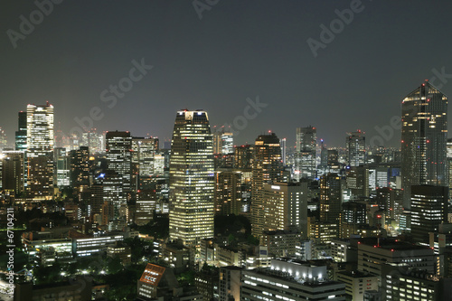 Fotoboard na płycie Tokio pejzaż nocą