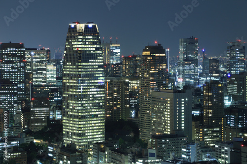 Fotoboard na płycie Tokio pejzaż nocą