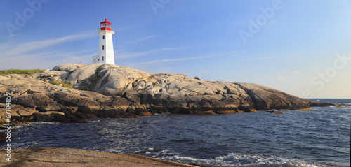 Fotomural Peggy Cove Lighthouse, Nova Scotia, Canada