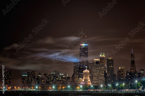 Plakat na papierze fotorealistycznym Dzień Niepodległości w Chicago, 2014.