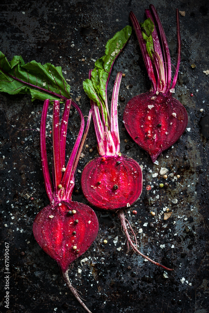 Carrot and beetroot - obrazy, fototapety, plakaty 