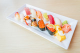 Fototapeta Tęcza - Sushi