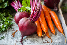 Fresh Carrot And Beetroot