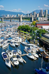 Fototapete - Beautiful view of Vancouver, British Columbia, Canada