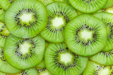 Background with fruit kiwi