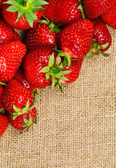 Wall Mural - ripe strawberries