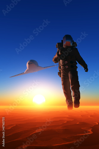 Naklejka samoprzylepna Astronauta