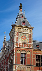 Fototapete - Amsterdam - Central Station