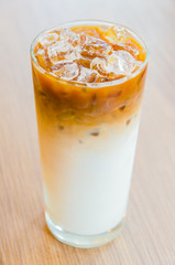 Canvas Print - Iced latte coffee