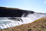 Fototapeta Tęcza - Gullfoss Waterfall Iceland