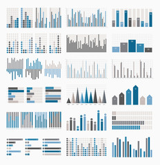 Big set of infographics elements