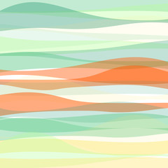 Papier Peint - Seamless colorful striped wave background