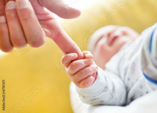 Fototapeta handle baby