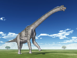 Plakat zwierzę dinozaur gad