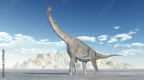 Naklejka samoprzylepna Brachiosaurus dinozaurów