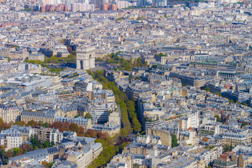 Poster - Panoramic View from the Tour Eiffel in Paris