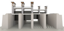 3D Water Gate Design Model