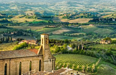 View From San Gimignano Tower