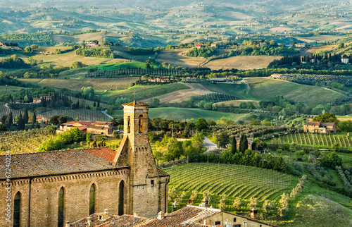 Fotomural View From San Gimignano Tower