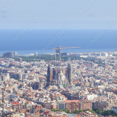 Fotoboard na płycie Barcelona pejzaż