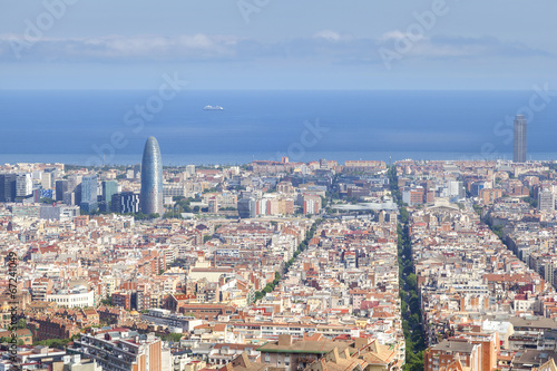 Fotoboard na płycie Barcelona pejzaż