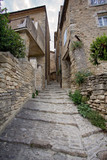 Fototapeta Na drzwi - Narrow street in medieval town Gordes, southern France