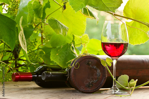 Board z aluminiowym obramowaniem Czerwone wino