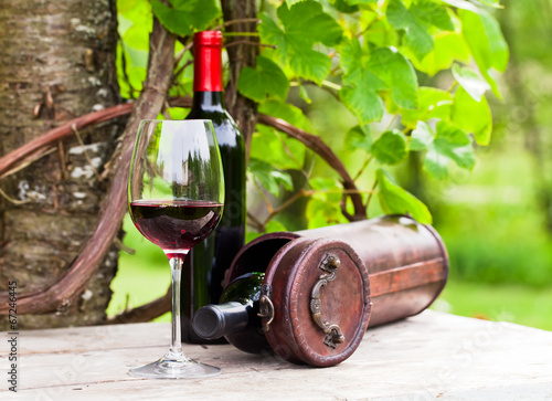Board z aluminiowym obramowaniem Czerwone wino
